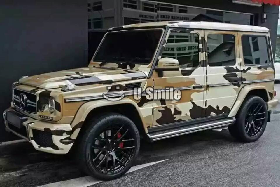 Jumbo Desert Camouflage Vinyl Wrap Sticker Roll Desert Camo Vinyl Film For SUV TRUCK Jeep 30M