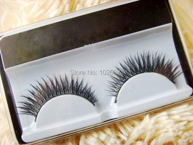 1Pair lot High Quality Fake False Eyelashes Eye Lashes Famous Brand Makeup Eyelash Extension Wholesale price