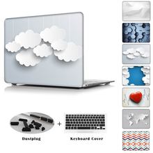 Clouds 3D printed red heart love Case For Apple MacBook Air 11 13 12 inch Pro 13 15 with Retina macbook pro 13 15 cover shell