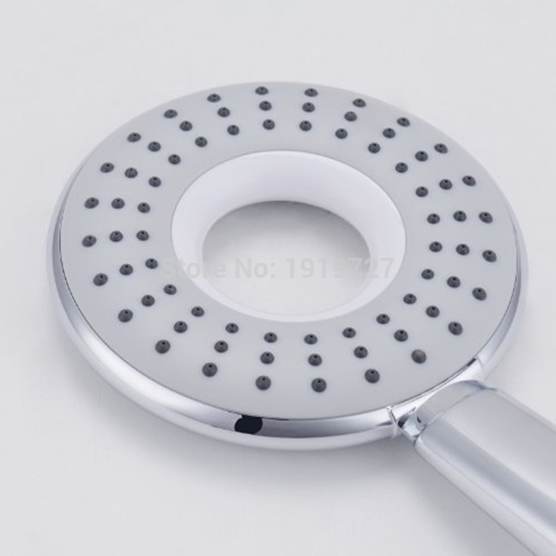 2016 High Quality The New Super Booster Handheld Shower Nozzle Shower Water Saving Durable Low Pressure Hose Shower Head