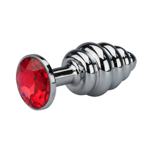 New Butt Plug Toys Anal Insert Rhinestone And Stainless Metal Steel Plated Jeweled Sexy Stopper For Women Female Butt Plug Toys