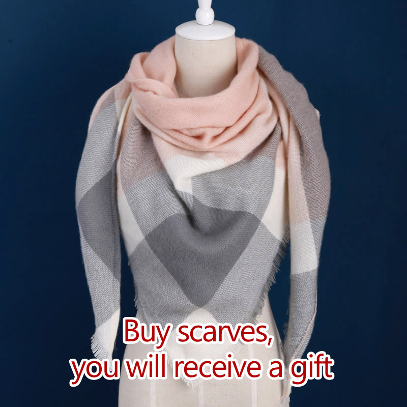 2016 Winter soft Warm Cashmere Brand Scarf Women Multifunctional Fashion Square font b Plaid b font