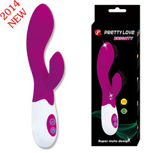 Hot Selling Silicone 30 Speed Pretty Love Rabbit sex dildo Vibrator Sex Toys for Women products Double Vibrating machines