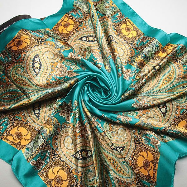 Women 90 90cm satin Square Scarf High Quality Imitated Silk Satin Scarves Shawl Hijab 2014 fashion