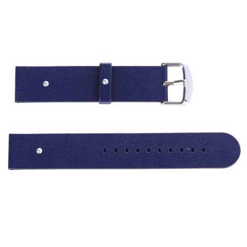 Dark Blue Band 38mm Cortical Texture Replacement PU Leather Watchband for Apple Watch