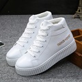 Women shoes wedege platform shoes woman 2017 fashion sapatos feminino lace up size 35 40 height