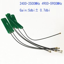 2.4G 5G dual band antenna with 5dbi gain IPEX dual band internal antenna signal booster PCB built-in antenna NEW Wholesale