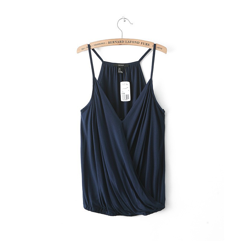 Hot Sale Women Tanks Tops Soild Color Sleeveless Cotton Vest Sexy Strap Camisoles Shirt Casual Tops 