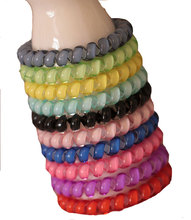 3pcs Brand Popular Transparent Rubber Rope ALL-Match Headwears Flower Girls Hair Accessories for Women Elastic Hair Bands TS001