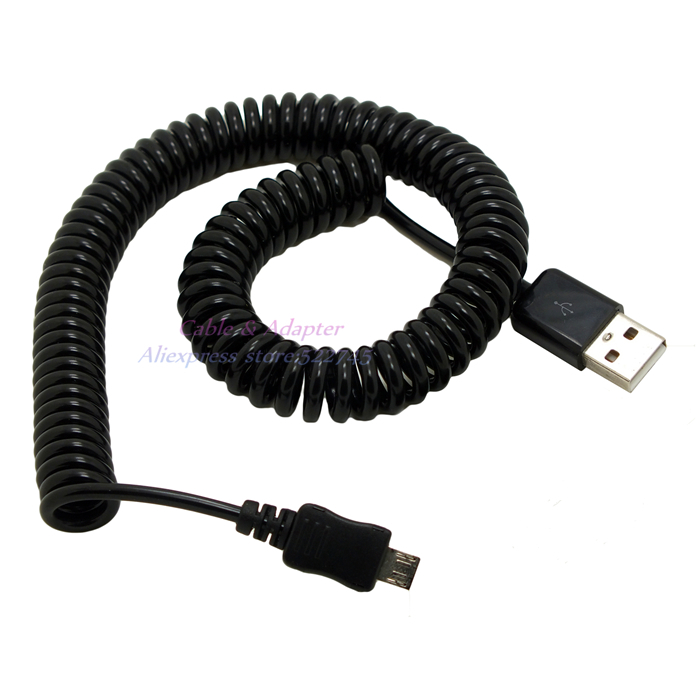 buy micro usb coiled cable charging power wire metal buy micro usb coiled cable charging power wire metal
