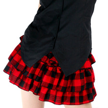 Dolly Delly Japanese College Style Scotland Plaid Mini Skirt for Girl Free Shipping