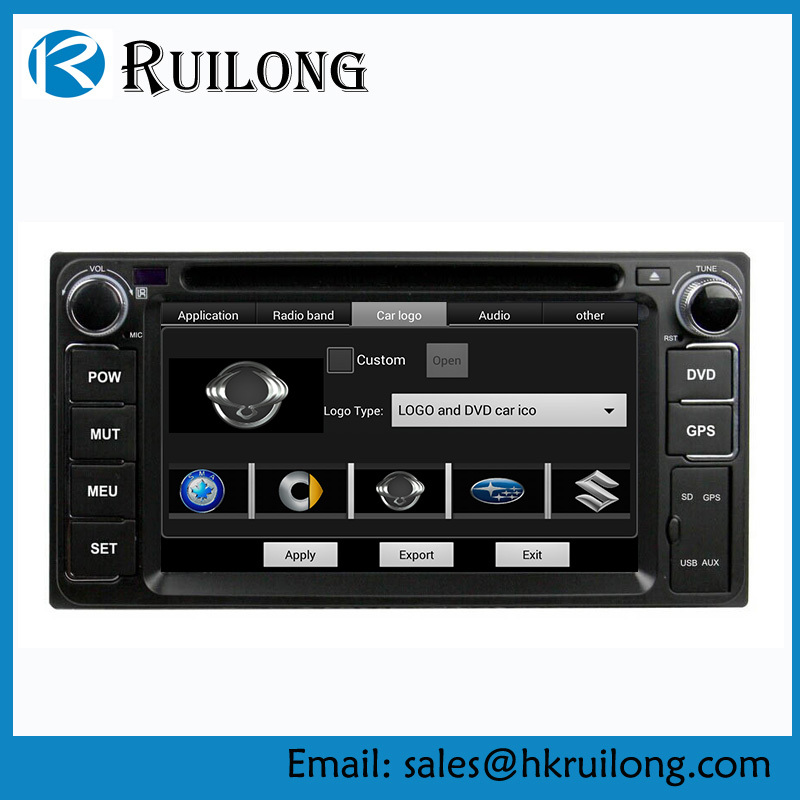 car dvd with gps for toyota land cruiser #6