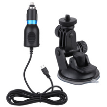 Original SJCAM Suction Cup Bracket Sucker Holder Car Charger For Sports Action Camera SJ4000 M10 Series