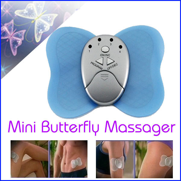 Hot Sell Mini Losing Weight Slimming Butterfly Massager Cheap Body Muscle Fashion Massage 3pcs lot