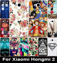 22 Picture Luxury Hard Plastic Painted Cover Case For Xiaomi Hongmi 2 Redmi 2 Mobile Phone Back Protective Cases