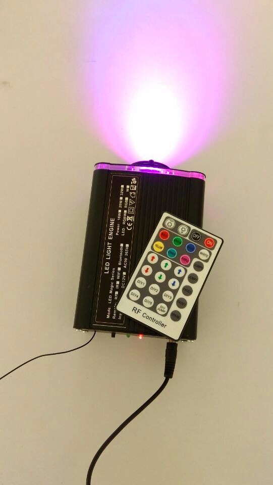Description Picture 4 of itemTwinkle effece RGBW 18W LED light engine with twinkle wheel; with 28key RF remote,AC100-240V input