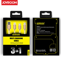 3in1 for iPhone Micro Type C USB Cable Interface Mobile Charging Cord Data Sync Wire Durable