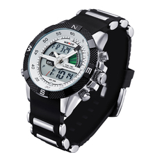 WEIDE WH1104 Watch Men Luxury Brand Sports Watch Relogio Masculino Military LCD Luminous Analog Digital Display