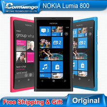 Nokia Lumia 800 Unlocked Original Phone 3G Smartphone 8MP Camera Windows Mobile Phone Free shipping Refurbished
