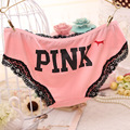 Hot Sale Cotton Panties Sexy Underwear Women Lace Briefs Calcinha Pink Cute Dog Lingerie Girl Tanga