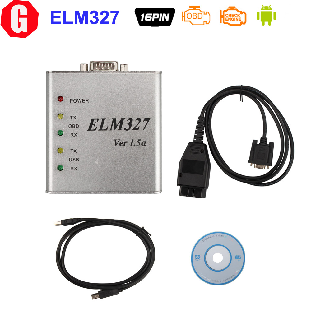  ! Elm327 USB  OBDII V1.5 CAN-BUS  elm 327 OBD2    EL M327    