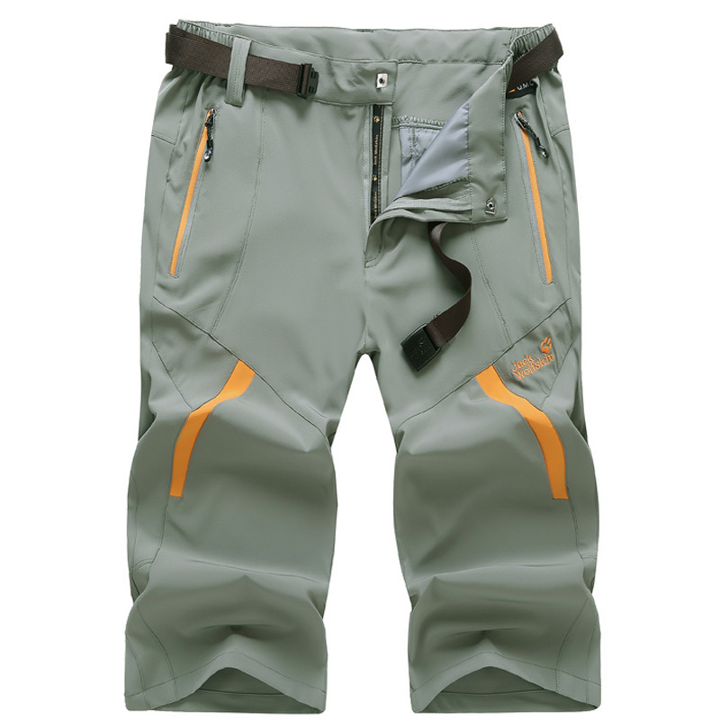 SUMMER Men s shorts Lightweight Hiking fishing camping Outdoor sport Polyester Breathable Wear quick drying rock
