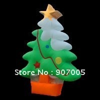 DAD76 3mH 10′ Airblown Inflatable Christmas Tree ornament Xmas Yard Art Decoration + 1 CE/UL Blower + Repair Kids + Bag
