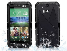 IP54 Waterproof Shockproof Dustproof For HTC One M8 Aluminum Metal Gorilla Glass Case HTC M8x Cover