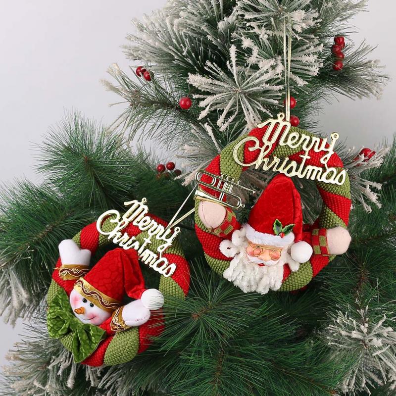 christmas door hanging deocration santa claus snowman christmas door hanging deocration santa claus snowman