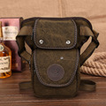 Men s Canvas Military Travel Motorcycle Riding Messenger Shoulder Hip Bum Fanny Pack Waist Thigh Drop