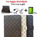 Smart leather cover capa para for Apple iPad mini 4 tablet Protector Skin for iPad mini