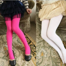 HOT SALES Baby Girls Candy Color Trousers Velvet Pantyhose Underpants Age 5 12T