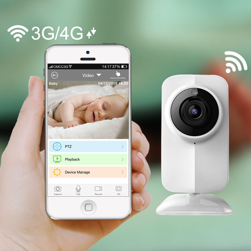 2016 ip camera 720P baby monitor 2.4G IR Night vision 2 way talk Motion Detection Alarm wifi baby camera support 5 users Max 32G