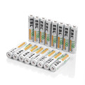 16pcs lot EBL 1100mAh 1 2v AAA Rechargeable Battery Ni Mh Batteries for Toys flashlight Camera