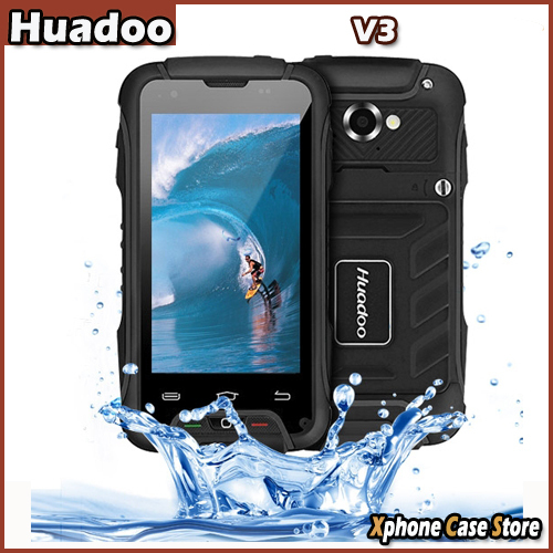 Huadoo V3 8GB 1GB 4 0 Android 4 4 Waterproof Shockproof Dustproof SmartPhone MTK6582 1 3GHz