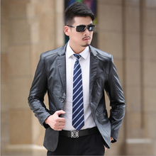2016 Winter Sheep Skin Suit Leather Jacket Men Fashion Mens Leather Jackets And Coats Jaqueta De Couro Masculina Chaqueta Hombre
