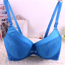 2016 brand large size bra underwire women underwear bras for women lace push up sexy lingerie brassiere soft bow soutien gorge