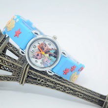 2016 Hot new brand fashion cartoon Children Watch Princess Elsa Anna silicone quartz watches for boy