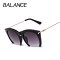 Sunglasses women cat eye half frame eyewear classic outdoor points sun glasses High quality oculos lunettes