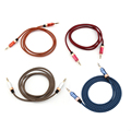 Universal AUX Cable Jack 3 5mm Smartphone Audio Cable Male to Male Nylon Bradied Gold Plated