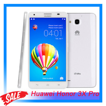 Original Huawei Honor 3X Pro 16GB 5.5” 3G Android 4.2.2 Smartphone MTK6592 8 Core 1.7GHz RAM 2GB+ROM 16GB WCDMA&GSM Dual Sim