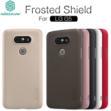 For LG G5 Case 100% Original Nillkin Frosted Shield Matte Anti-Slip Hard Plastic Protective Phone Cover for LG G5 + Screen Film
