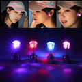 ITimo Novelty Lighting LED Earrings Light Stainless Steel Ear Nail Stud Lamp 1 Pair Flashing Blinking