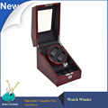Veined wood Color Motor Watch Winder Self winding Wath Winder Daul Gallery Luxury Watch Display Watch