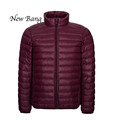 2016 Ultra Light Down Jacket Men Stand Collar Plus Size Feather Jacket Man Winter Parka Plus