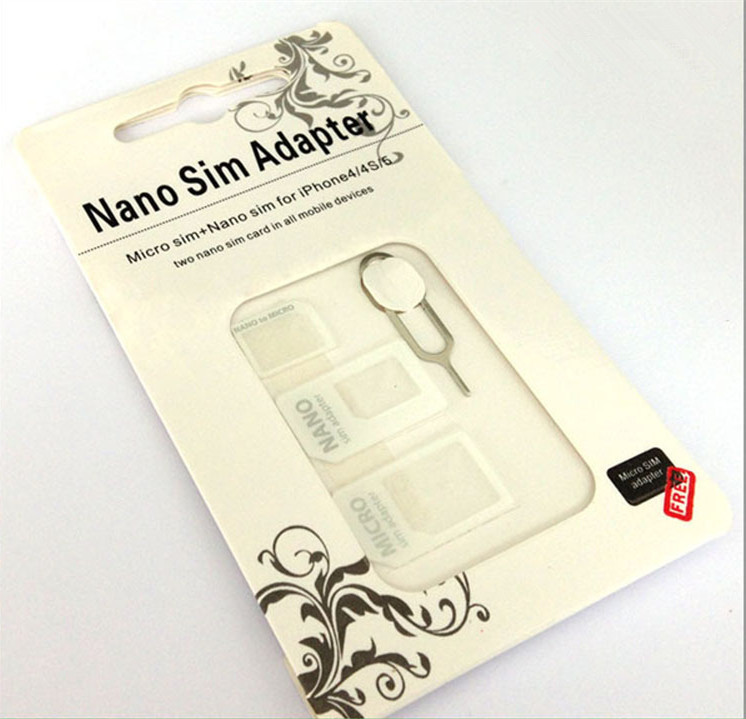 Nano Sim   iPhone 5 5S 4 4S   100 ./,  Shipping-T01