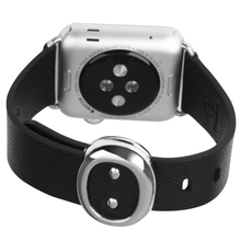 Black Band 38mm Baseus Modern Series Classic Buckle Genuine Leather Watchband for Apple Watch