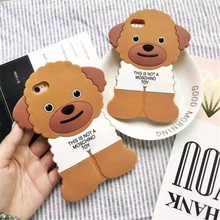 Soft Silicon Animal Dog Case for Iphone 6 6s / Iphone 6 6s Plus Cases 3D Cartoon Animals Toy Rubber Cover Case for Iphone6 6plus