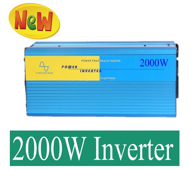 Pure Sine Wave Power Inverter 2000W DC12V DC24V DC48V Off Grid Tie Power Inverter, Wind Solar Power Inverter
