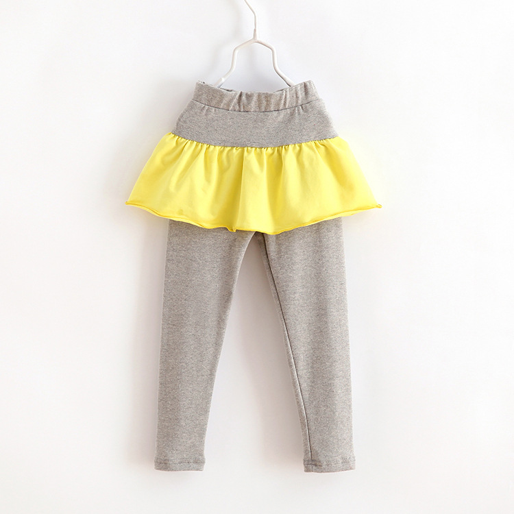 Fashion baby girls collision mosaic legging girl candy color cotton leggings skirt cotton children leggings girls clothing